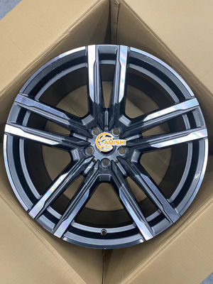ET31 21 Inch Black Rims , 10.5J Alloy Rims For BMW Fit Tire 275 35 R21