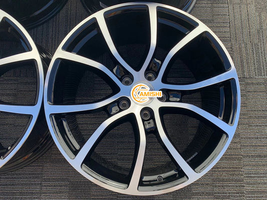 Grey Forged 71.6 Hole 21 Inch Alloy Wheels Rims For Porsche